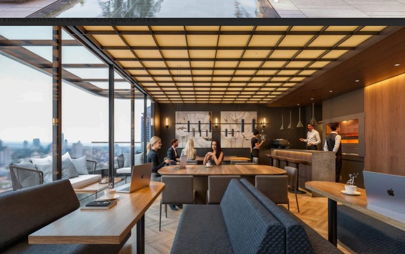 Park Lofts Tower Bewohner-Lounge